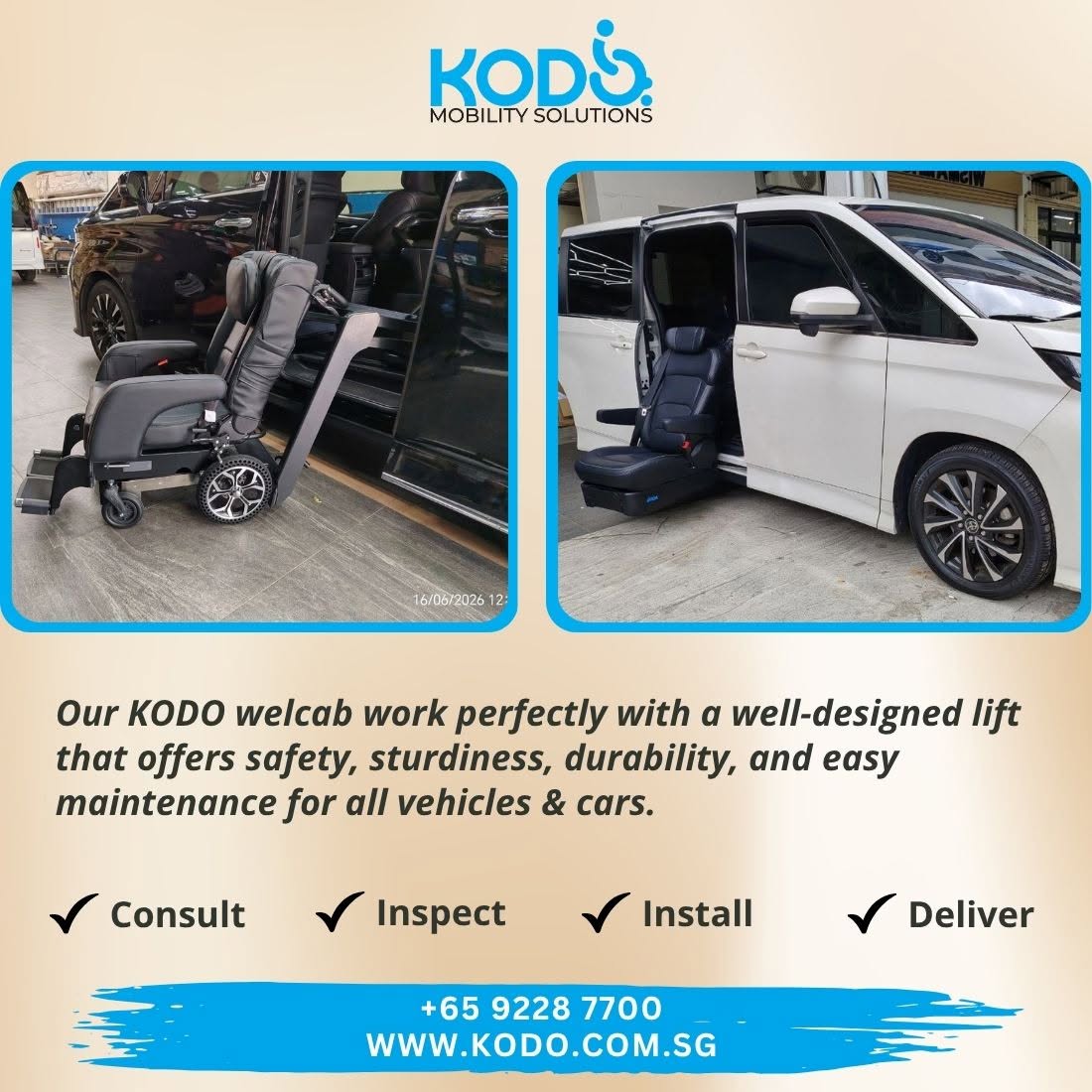 wheelchair vehicle company singapore